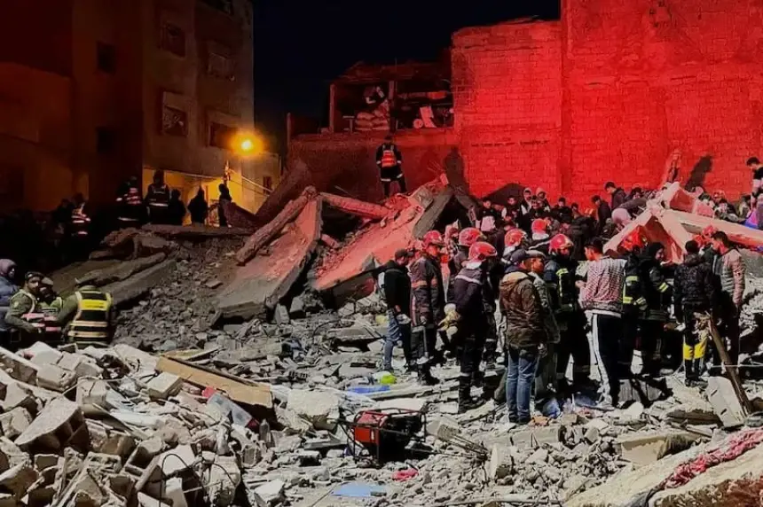 هؤلاء هم المتابعون في فاجعة انهيار عمارتين بفاس(فيديو)