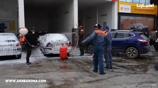 صاحب سطاسيون يطلق مبادرة غسل وتعقيم السيارات بالمجان