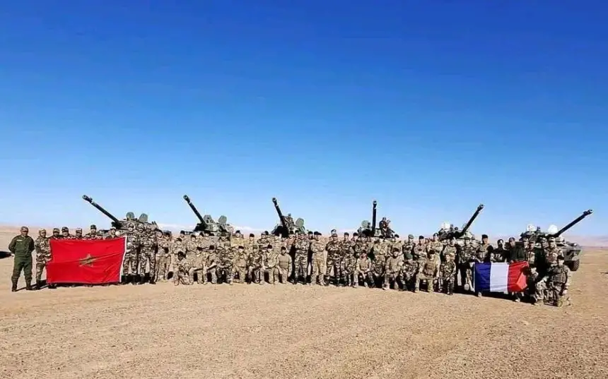 مناورات عسكرية مغربية فرنسية بالجنوب الشرقي بمشاركة مدرعات AMX-10RC