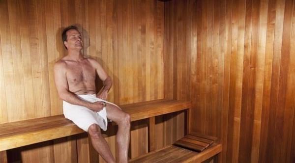 الساونا تعالج ارتفاع الضغط لدى الرجال