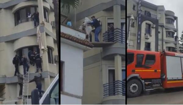 بالفيديو: مشاهد مثيرة من عملية إنقاذ مرضى مصحة الريف بتطوان