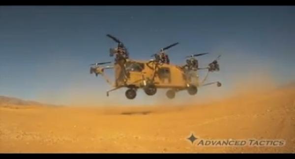 بالفيديو.. إنتاج أول شاحنة أمريكية تطير في الهواء