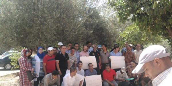 وقفة احتجاجية بأكاديمية مراكش للمطالبة بتراخيص متابعة الدراسة الجامعية