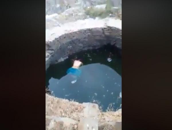 فيديو صادم..فتاة تصرخ وتستنجد بعد توثيقها لغرق شخص داخل بئر ضواحي مراكش