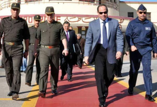 السيسي في موسكو قبل أيام من إعلان ترشحه للرئاسة