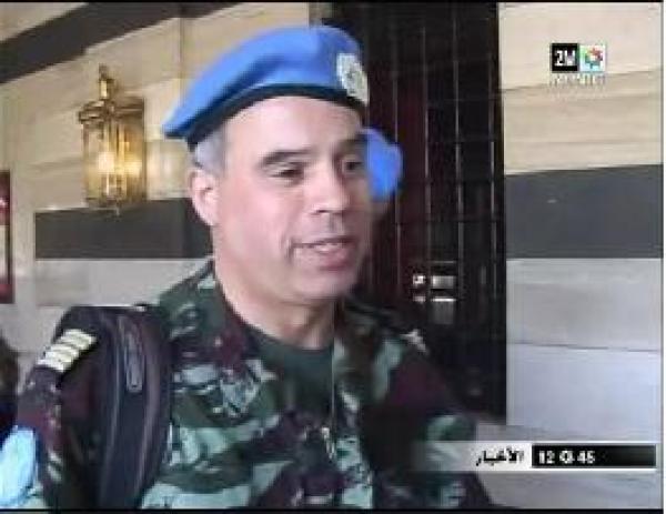 عقيد مغربي يقود وفد مراقبين أُمميّين إلى دمشق