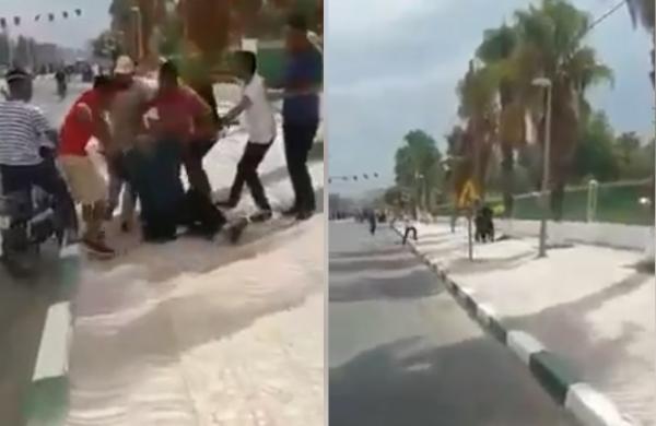 لحظة إعتقال الشخص الذي قام بقتل شقيقه بالرصاص بسوق الاربعاء الغرب