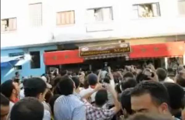 أسامة السعيدي في الناظور وسط شغف الجماهير 