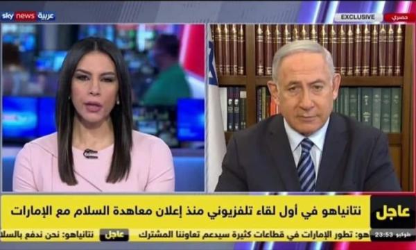 جدل بعد محاورة مذيعة جزائرية لنتنياهو واستمرار الهجوم على أخرى أشادت بتطبيع الإمارات