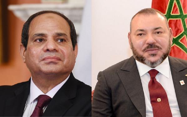 الملك محمد السادس يُبرق للرئيس المصري عبدالفتاح السيسي