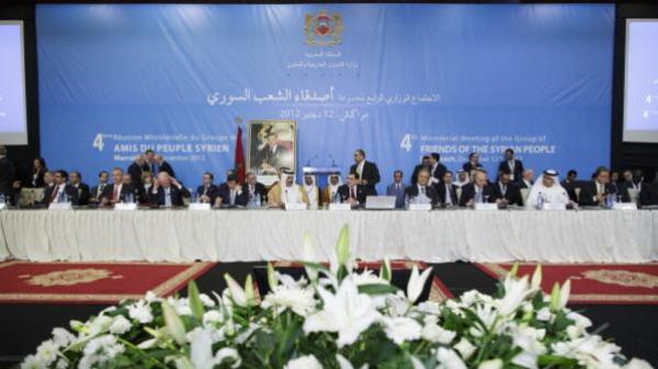 "أصدقاء الشعب السوري" تعترف بالائتلاف الوطني المعارض من مراكش