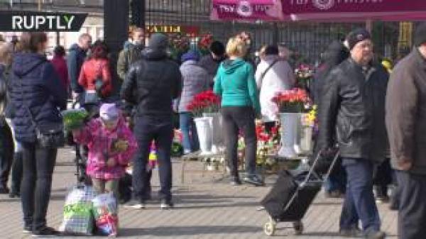 خدمة مجانية لزوار المقابر في موسكو