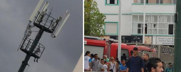 صور و فيديوهات .. هكذا انتهت محاولة انتحار شاب من أعلى عمود للريزو بتطوان و هذا ما كان يطلبه