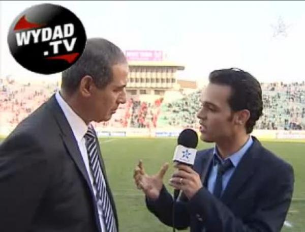 تصريح بادو الزاكي بعد نهاية الديربي