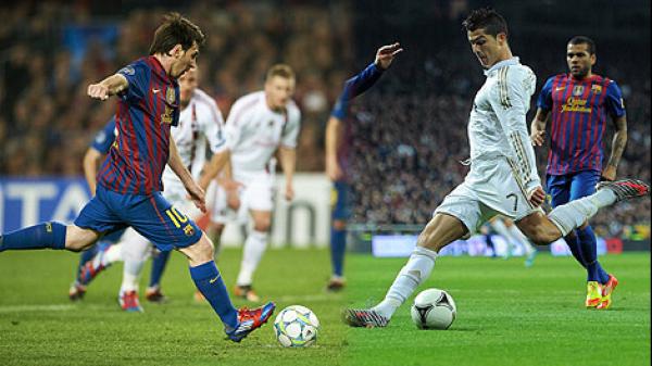 تقرير: عدد تسديدات رونالدو وميسي كبير جداً جداً جداً