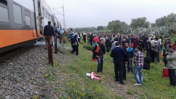 الصخيرات : حالة من الهلع بعد سماع دوي انفجار تسبب في شل حركة سير القطارات