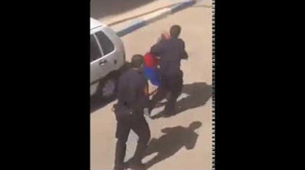 لحظة القبض على مشرمل بمدينة فاس