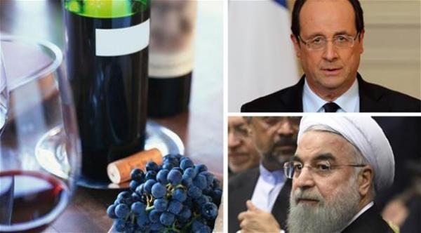 هولاند يلغي "غداءً رسمياً" مع روحاني بسبب "الكحول"