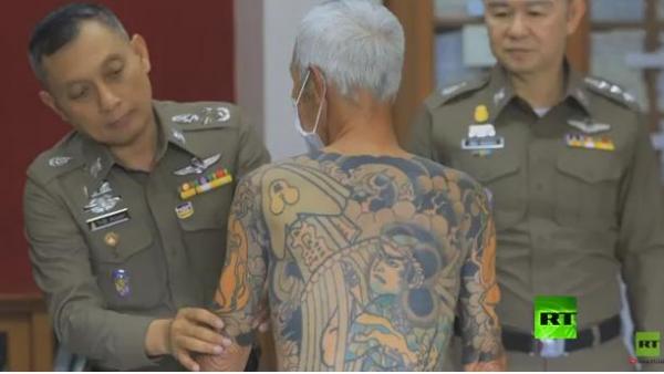 أوشام تقود شرطة تايلاند إلى اعتقال مجرم خطير!