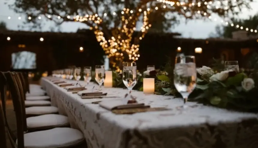 ذعر في حفل زفاف بالهند بعد هبوط أرضي مفاجئ في موقع العشاء