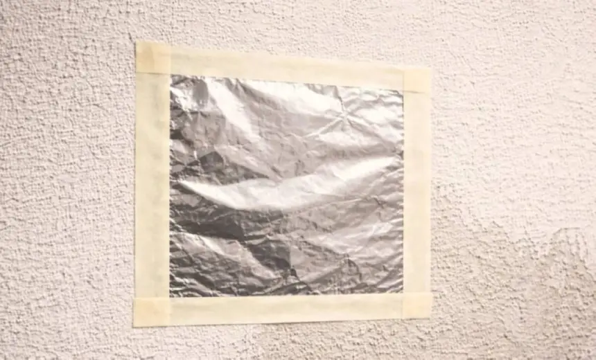 اختبار بسيط بورق الألمنيوم يكشف سرّ رطوبة الجدران قبل ظهور العفن