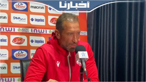 هذا ما قاله بنعسكر بعد الخسارة أمام الجيش الملكي