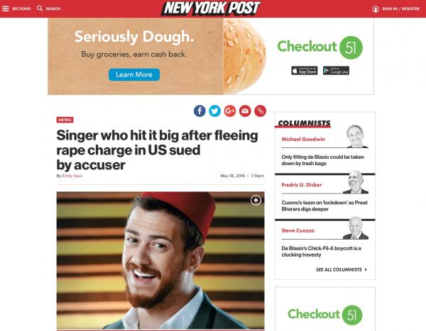 الصحافة الأمريكية تعيد قضية اغتصاب سعد لمجرد لقاصر أمريكية إلى الواجهة .. و هذا ما قالته