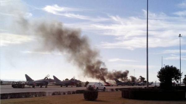 8 فرنسيين ويونانيين اثنين ضمن ضحايا تحطم مقاتلة من طراز (إف - 16) يونانية في إسبانيا