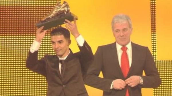 بوصوفة يفوز بالحذاء الذهبي و يتوج بلقب أفضل لاعب في الدوري البلجيكي لسنة 2010
