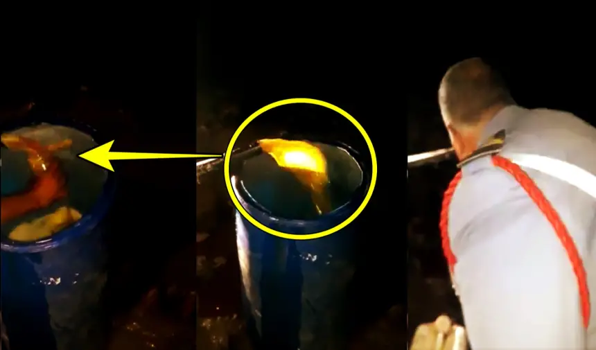 بحضور مسؤولين.. فيديو يزعم اكتشاف "نفط سائل" ضواحي القنيطرة يشعل مواقع التواصل