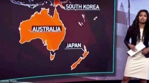 قناة روسية تعرض أغرب خريطة في العالم .. و تعتذر عن الخطأ