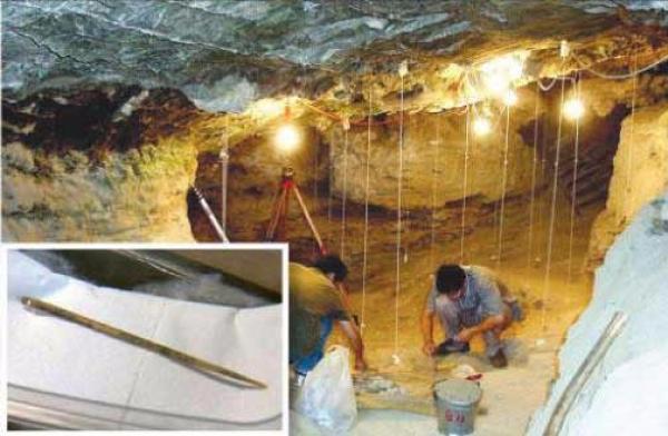 العثور على إبرة خياطة عمرها 50000 عام