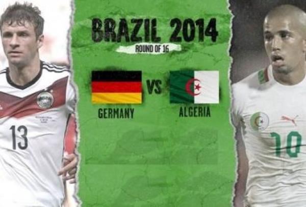 تشكيلة منتخبي المانيا والجزائر لمباراتهما الليلة