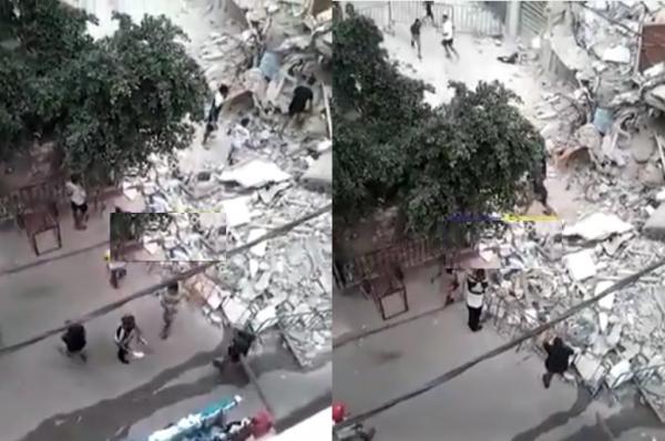 شوهة: الشفارة طلعو للدار لي طاحت في درب كبير بالدار البيضاء وتيشفرو و حتى واحد ممسوق