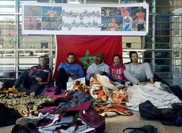 بسبب قرار بنكيران .. أبطال مغاربة رفعوا العلم المغربي في " ريو " يضربون حتى إشعار آخر