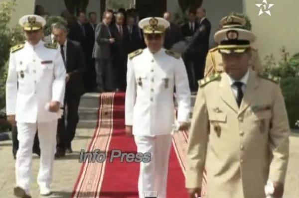 شاهد لحظة سقوط أحد حراس الأمير مولاي رشيد