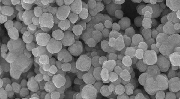  صورة ميكروسكوبية لجزيئات الفضة النانوية التي تمنع انتقال الفيروس 