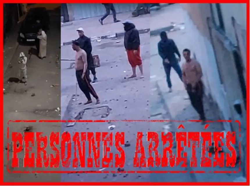 الشرطة تتدخل لتوقيف متورطين في الرشق بالحجارة ومحاولة حرق ممتلكات