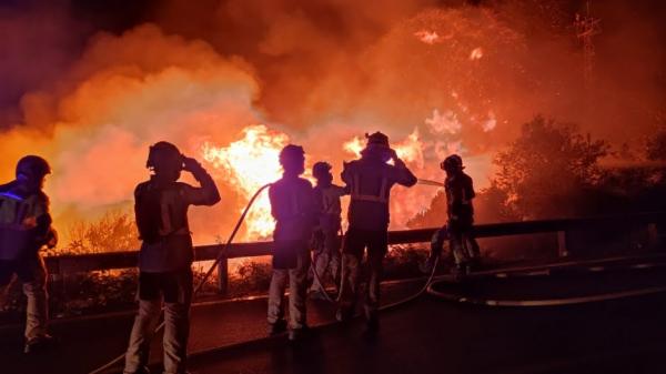 إخماد أكبر حريق في تاريخ سبتة المحتلة