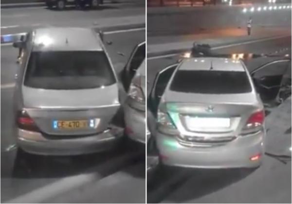 سيارتان فاخرتان تتسابقان فجرا وتتسببان في حادثة بطنجة