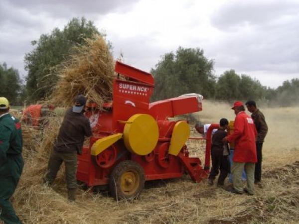 مؤلم..هكذا حولت آلة درس  جسد فلاح إلى أشلاء وأردته قتيلا في مشهد مرعب