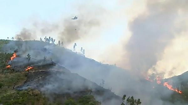 شاهد: موجة حر شديدة وحرائق تعصف بإسبانيا والبرتغال