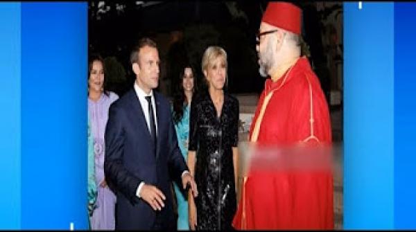 شاهد الاعلام الجزائري يقارن بين زيارة الرئيس الفرنسي ماكرون مع زوجته للمغرب و عدم قدومها للجزائر