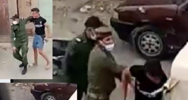 توقيف عنصرين من القوات المساعدة بعد ظهورهما في فيديو يعنفان شابا أثناء تطبيق حالة الطوارئ