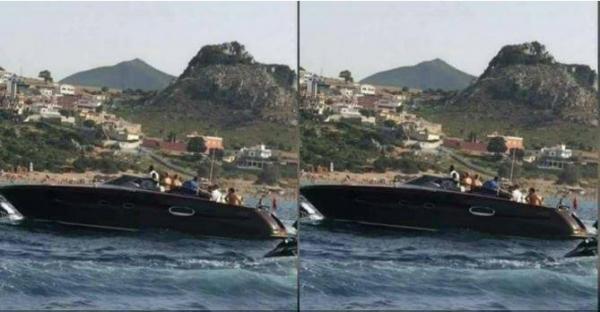 الملك يتجول بيخته بواد المرسى بالقصر الصغير (صورة)