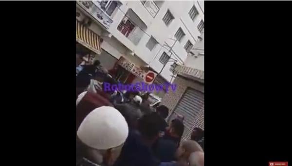 شفار ” مشجع ودادي” شدوه بالحسيمة قبل المباراة !