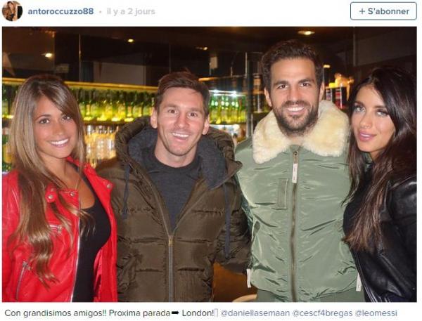 صورة : زوجة ميسي تثير قلق جماهير برشلونة !