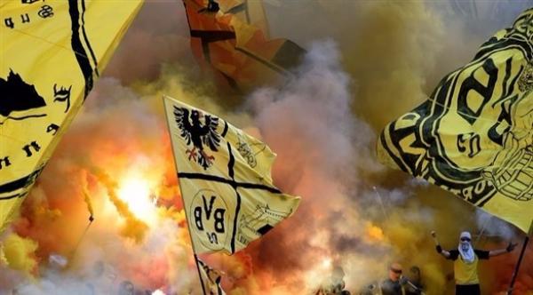 عقوبات صارمة ضد دورتموند بسبب عدائية جماهيره