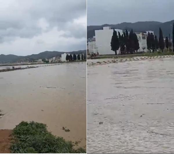 فيضان نهر المحنش بتطوان