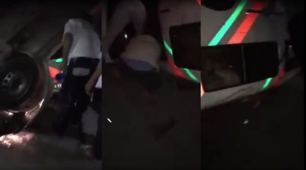 الأمن يوضح حقيقة انقلاب سيارة تقل موقوفين على خلفية حالة الطوارئ